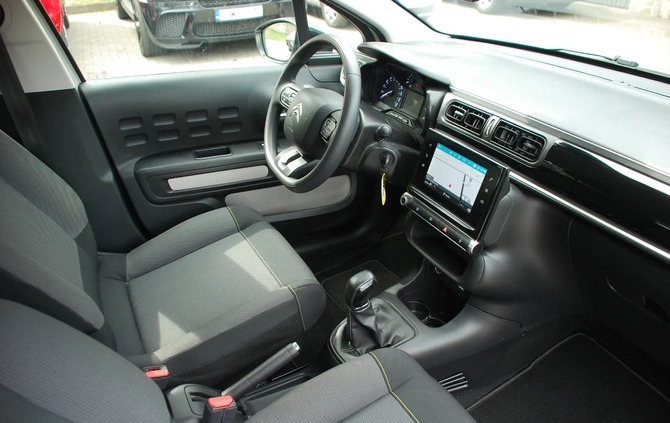 Citroen C3 cena 53900 przebieg: 70000, rok produkcji 2021 z Sulechów małe 436